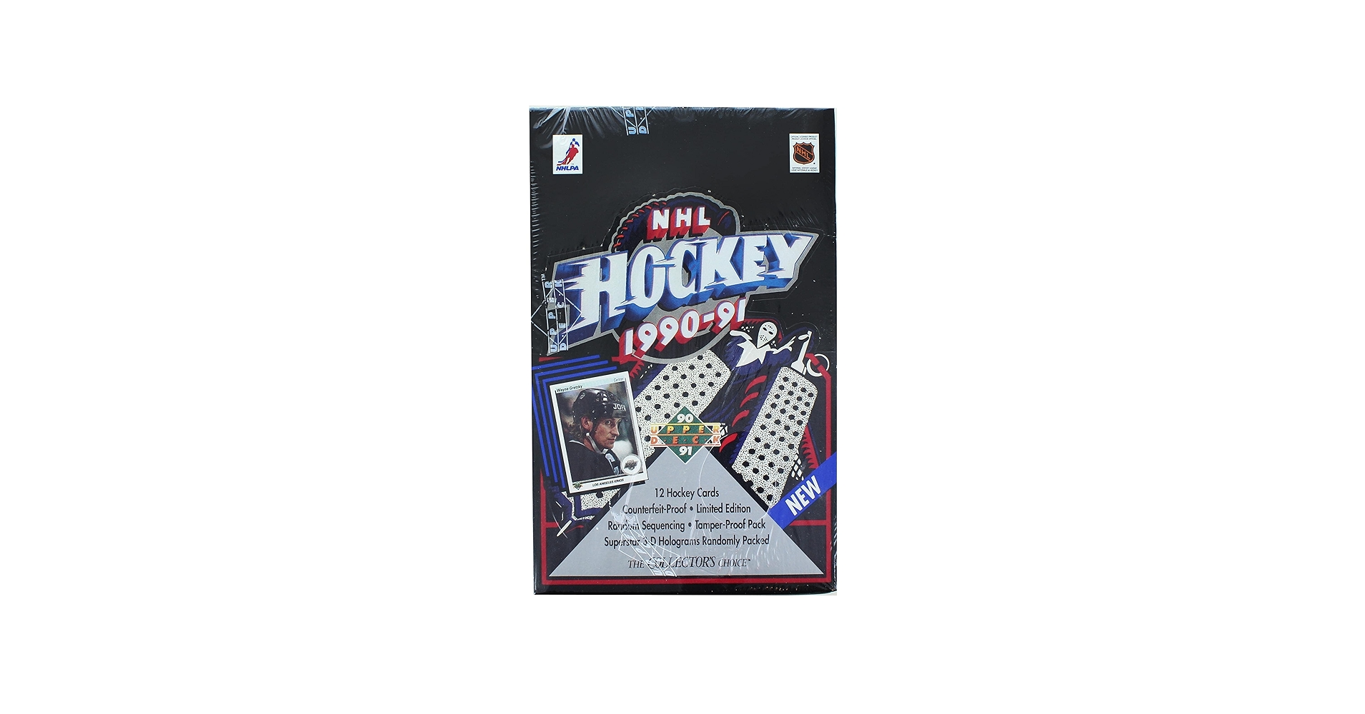Amazon.com: NHL 1990-91 Upper Deck English Low # Hockey Wax Box