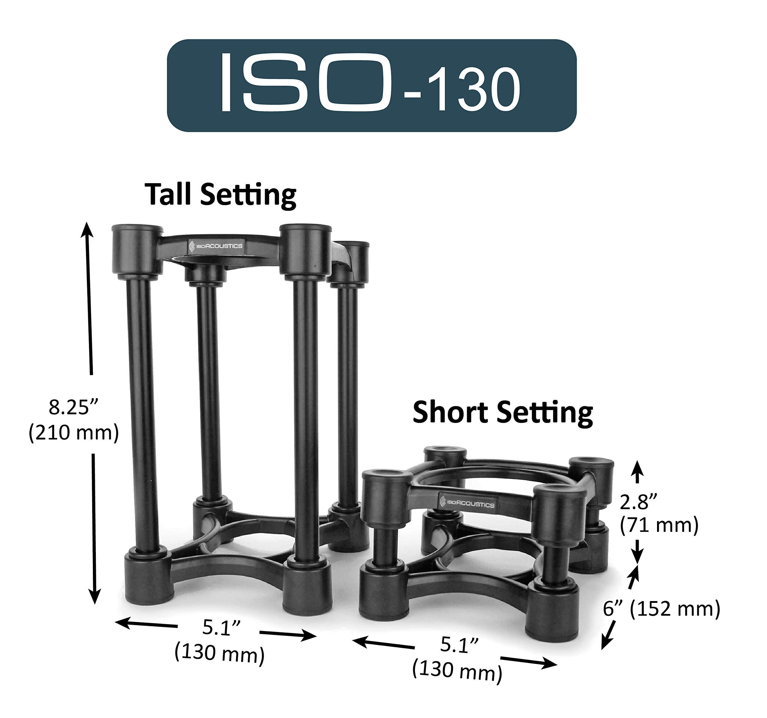 Amazon.com: IsoAcoustics Iso-Stand Series Speaker Isolation Stands