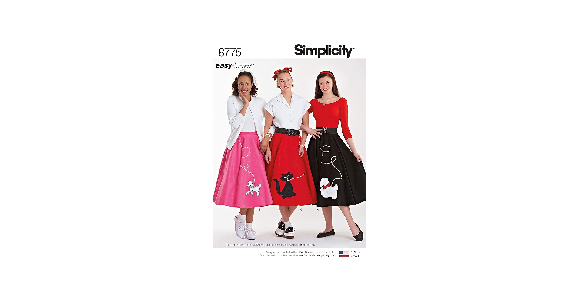 Amazon.com: Simplicity 8775 Women's 1950's Vintage Rockabilly