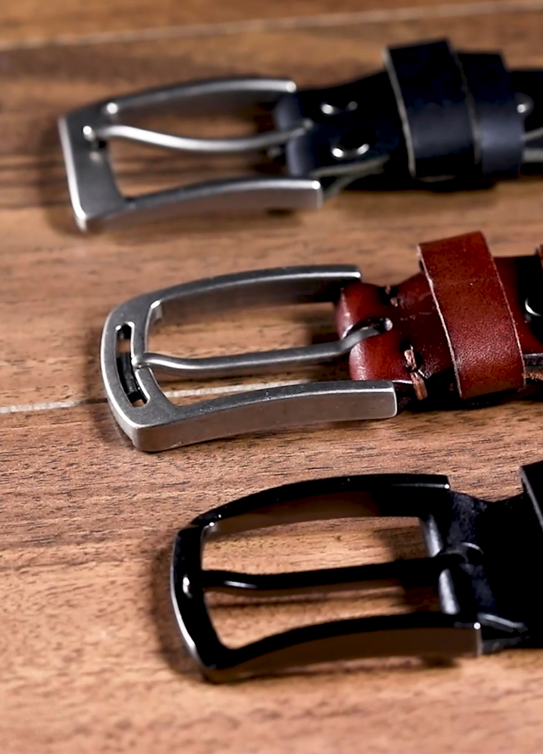 KEECOW Men's 100% Italian Cow Leather Belt Men With Anti-Scratch