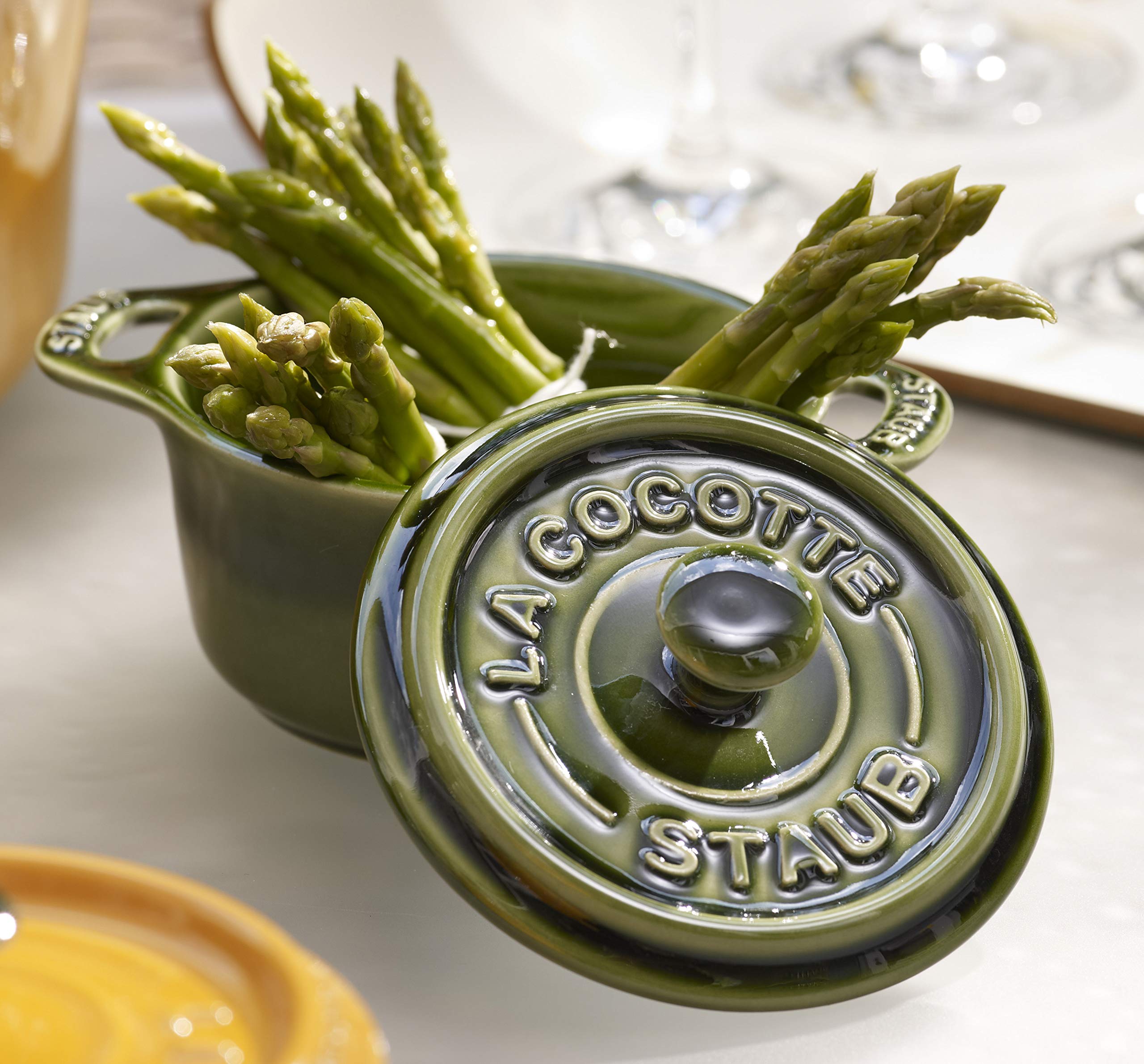 Amazon.com: Staub Cocotte Ceramic Green 40510 – 787 10 cm: Home
