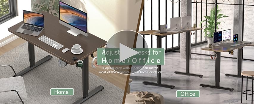 Amazon | Dripex 電動昇降デスク 幅140cm 組立簡単 オフィスデスク