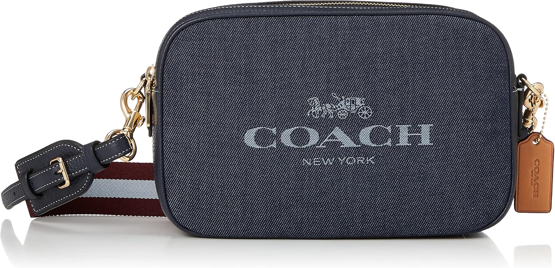 Amazon | [COACH] ショルダーバッグ C8585 Denim Jacquard レディース