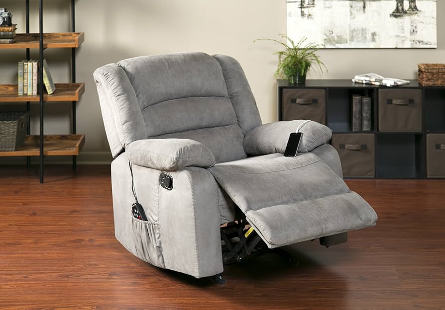 Amazon.com: Relaxzen Longstreet Massaging Rocker Recliner with