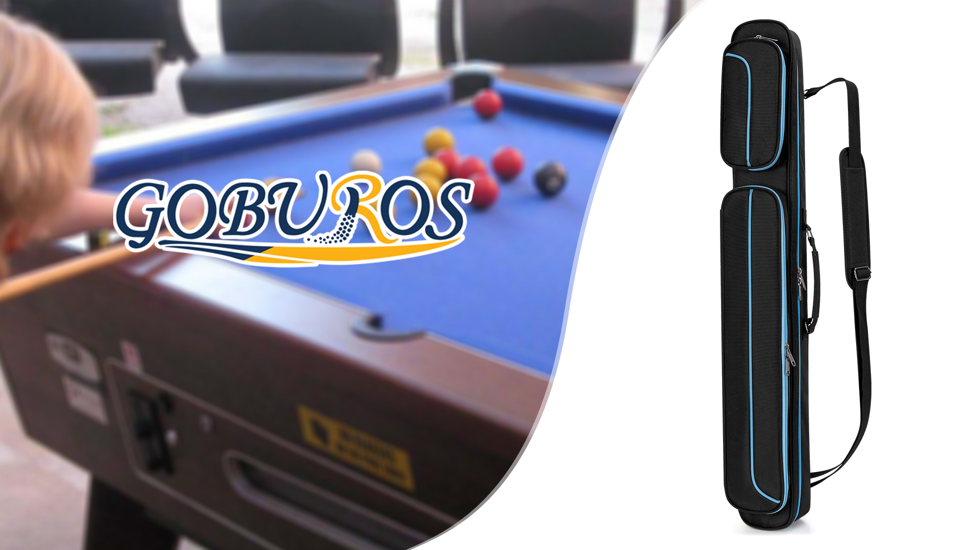 Amazon.co.jp: GOBUROS キューケース バット2本とシャフト2本収納可