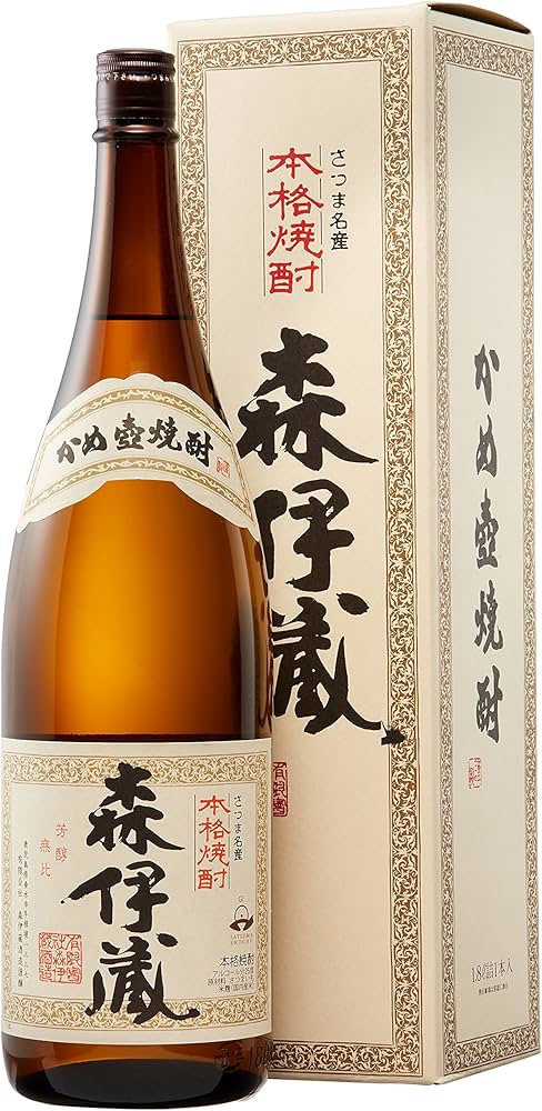 Amazon.co.jp: 森伊蔵 芋焼酎 25度 1800ml 純正化粧箱入り : 食品