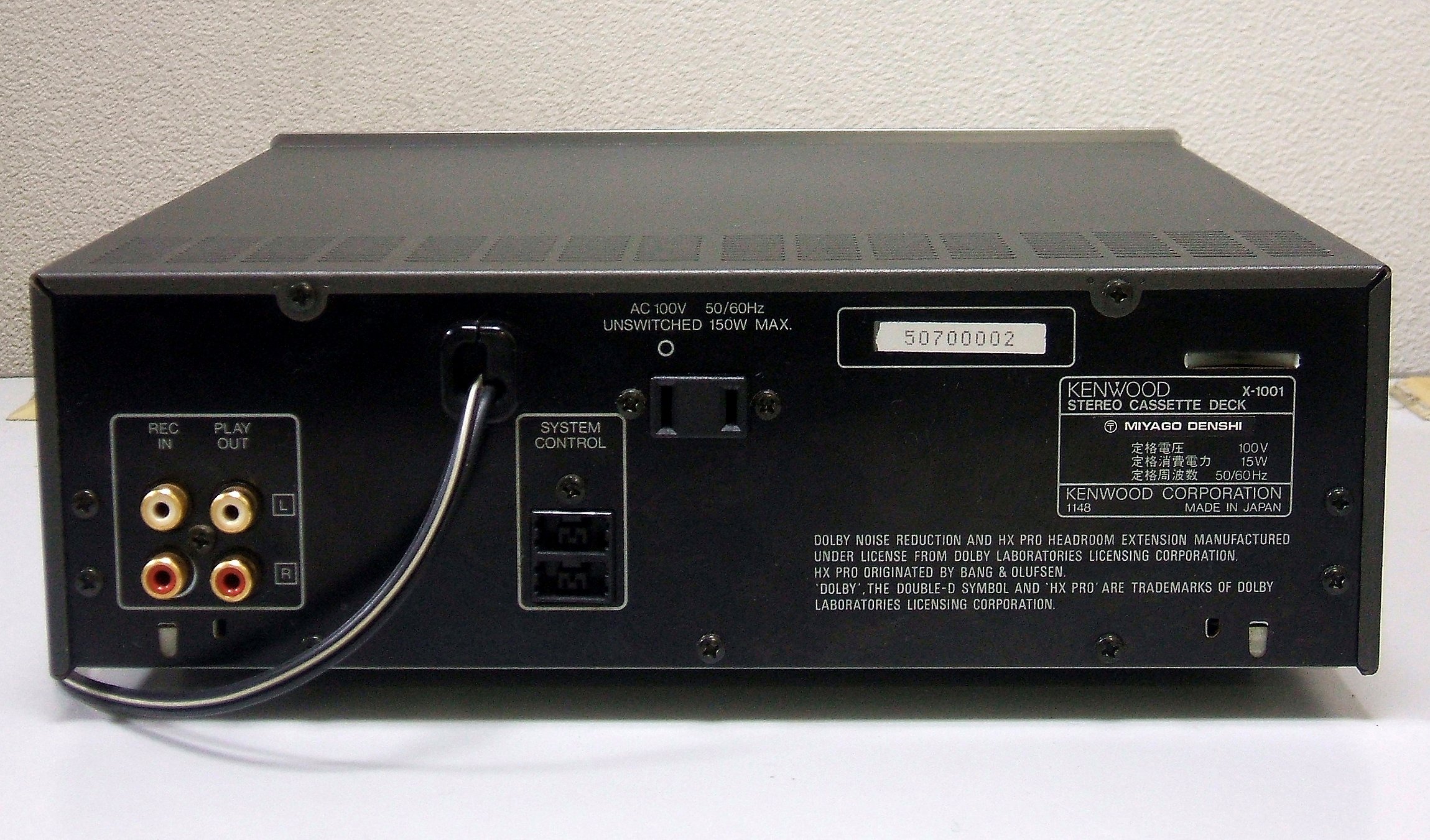 Amazon | KENWOOD ケンウッド K's X-1001 カセットデッキ | ケンウッド