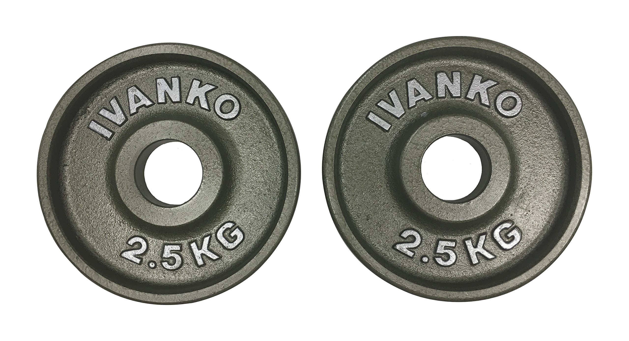 Amazon.co.jp: IVANKO (OM-2.5KG) 鋳鉄 機械加工 オリンピックプレート