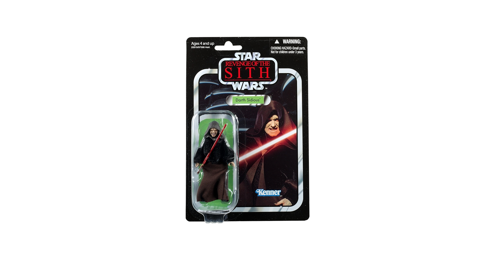 Amazon.com: Star Wars 3.75 inch Vintage Figure Darth Sidious
