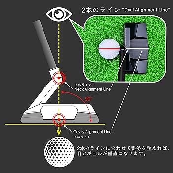 Amazon | CROSSPUTT (クロスパット) Edge1.0 Golf Club Putter (ゴルフ