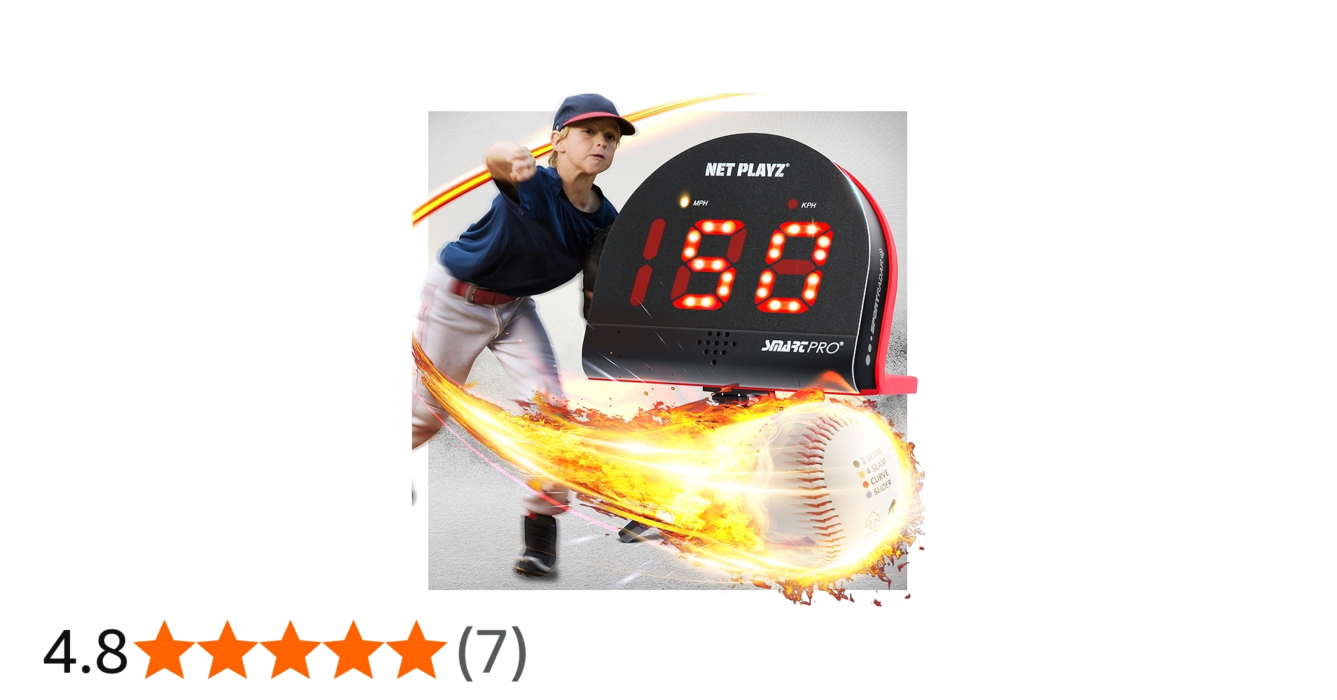 Amazon | NET PLAYZ 野球ピッチ トレーナー スピードレーダー 指配置