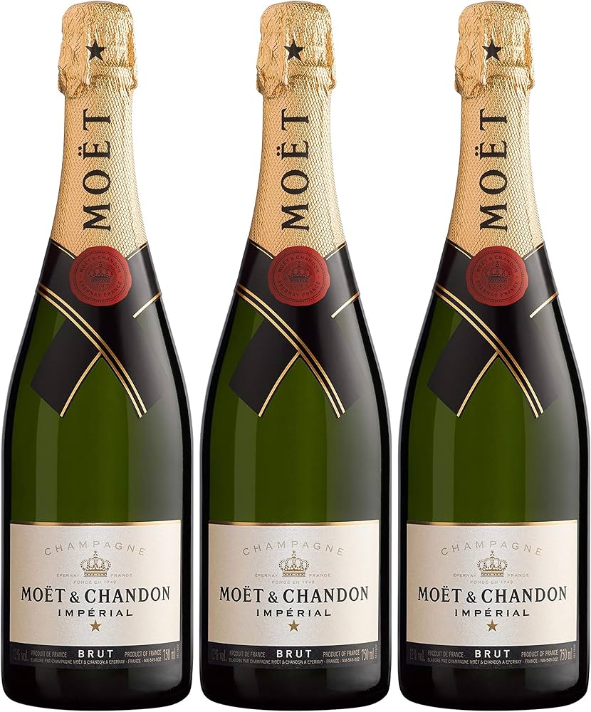 Moet and Chandon Brut Imperial Champagne in Wooden Box NV 75 cl