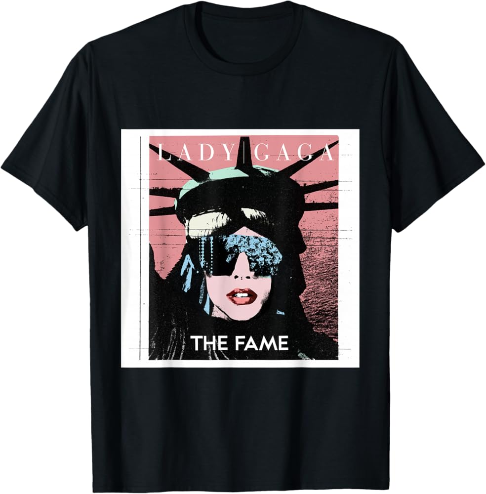 Amazon.com: Lady Gaga Official Statue of Liberty T-Shirt