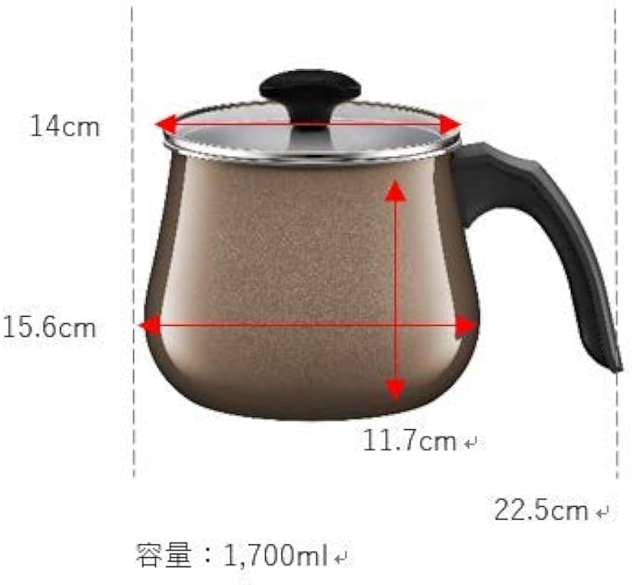 Amazon | WMF フュージョンテック ミネラル マルチポット 14cm 1.7L 蓋