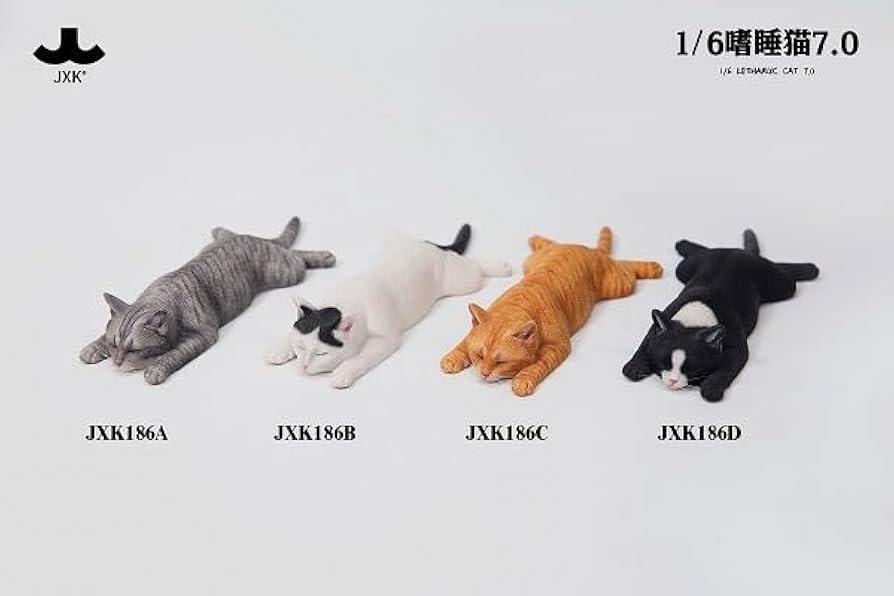 Amazon.co.jp: JXK Studio 1/6 ネコ フィギュア 猫 モデル 置物 動物