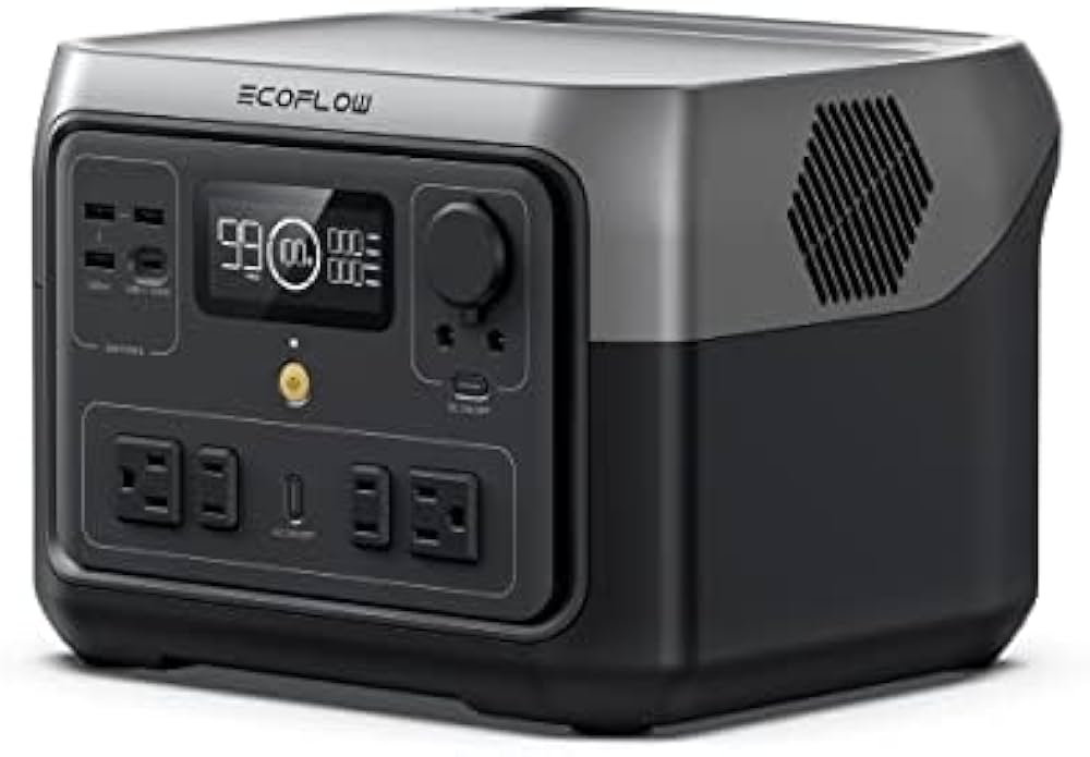 Amazon.co.jp: EcoFlow RIVER 2 Max ポータブル電源 512Wh 60分フル