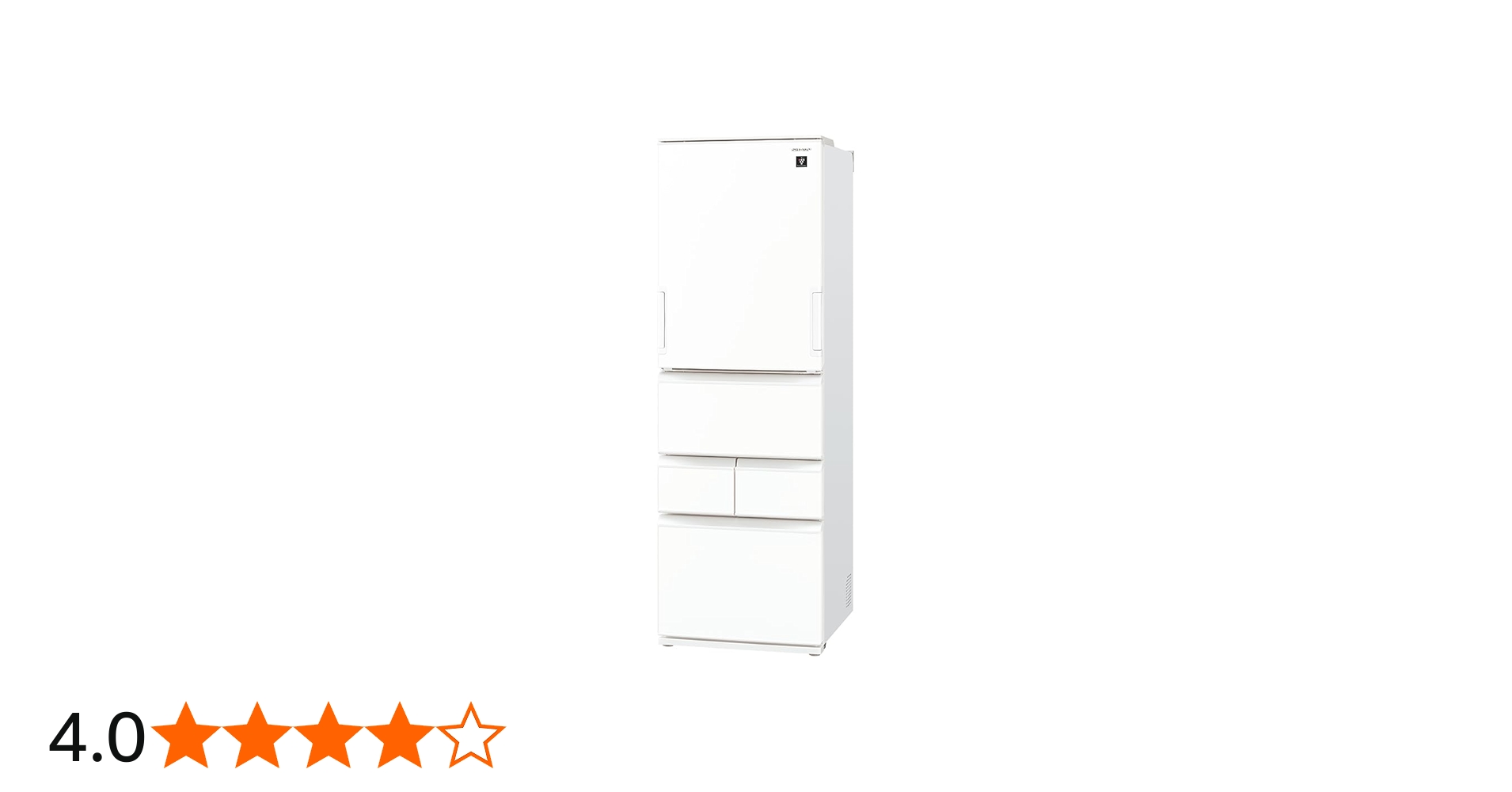 Amazon | シャープ 冷蔵庫 幅60.0cm 408L 両開き(どっちもドア) SJ