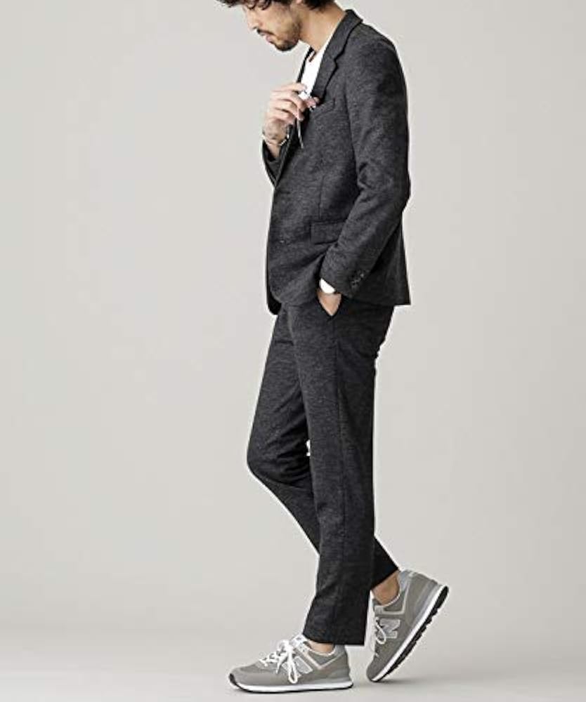 Amazon | [ナノ・ユニバース] ダメリーノ ウールミックス セットアップ