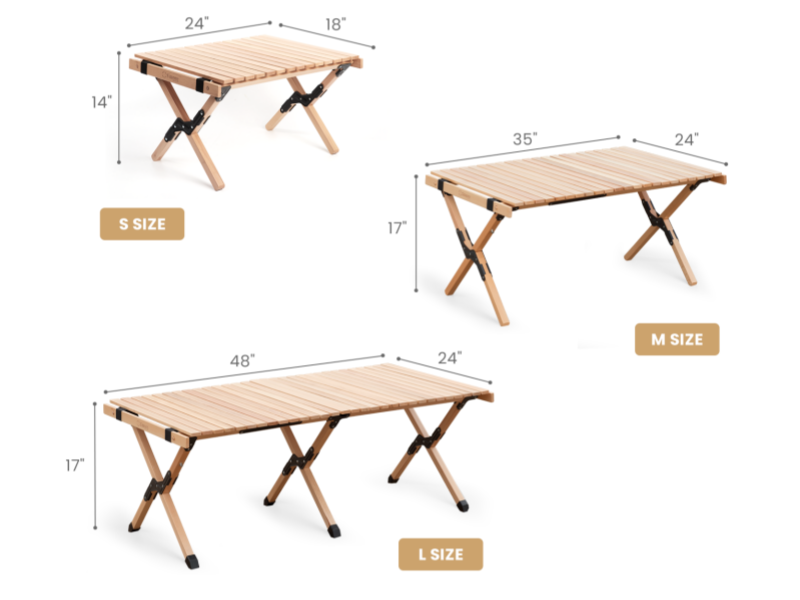 Amazon.com : S'more Folding Picnic Table, Portable Camping Table