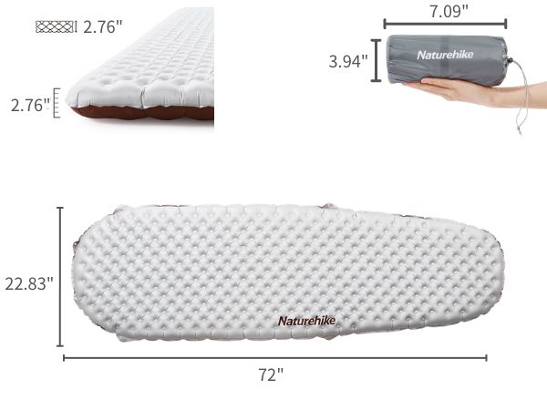 Amazon.com : windhike Naturehike 5.8/8.8 R-Value Camping Sleeping
