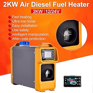 Amazon.co.jp: FFヒーター 2KW/8KW車用ヒーター 軽油 エアヒーター