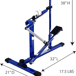 Game Master Louisville Slugger Blue Flame Pro Pitching Machine