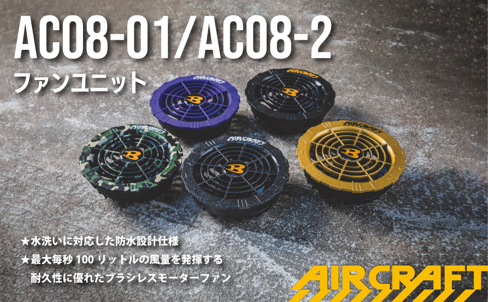 Amazon.co.jp: バートル 22V対応 ファンユニット AC08-1/AC08-2 単品