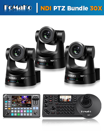 Amazon.com: FoMaKo KC608 Pro NDI PTZ Camera Controller (Black