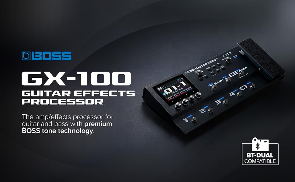 Amazon.com: BOSS GX-100 | Advanced Guitar Effects Processor
