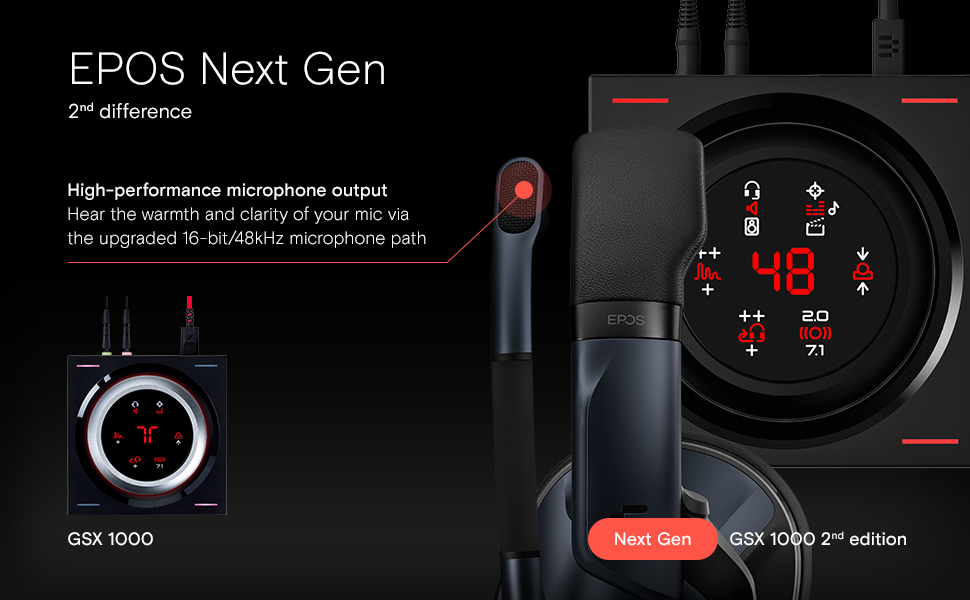 Amazon.com: EPOS GSX 1000 2nd Edition Dac Amp Audio Amplifier