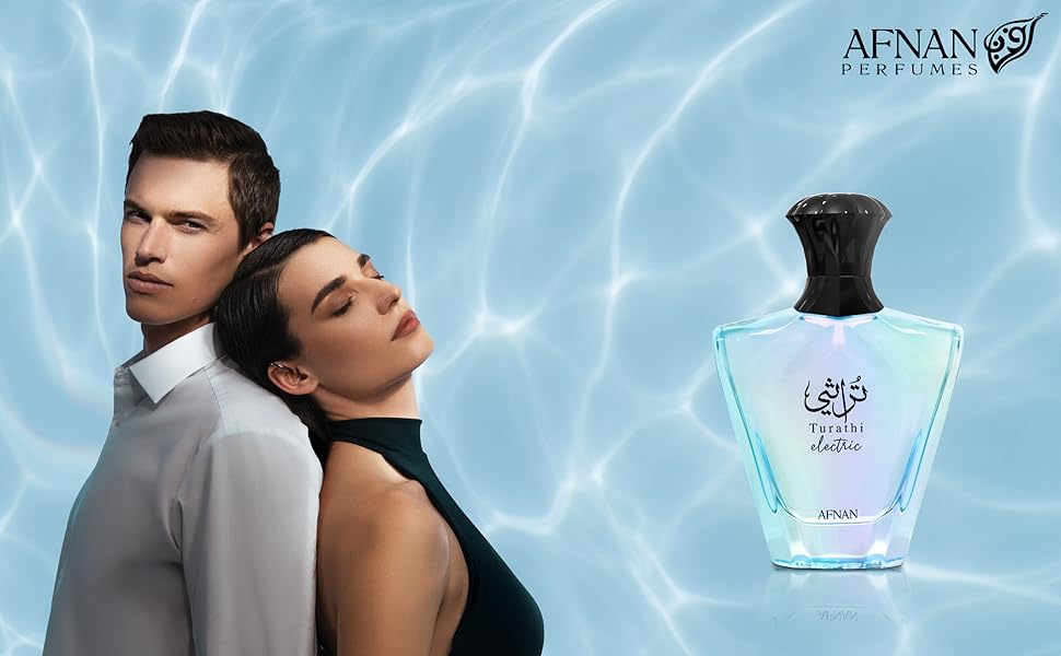 Amazon.com: Afnan Turathi Electric Unisex Eau de Parfum, 3.0 Fl