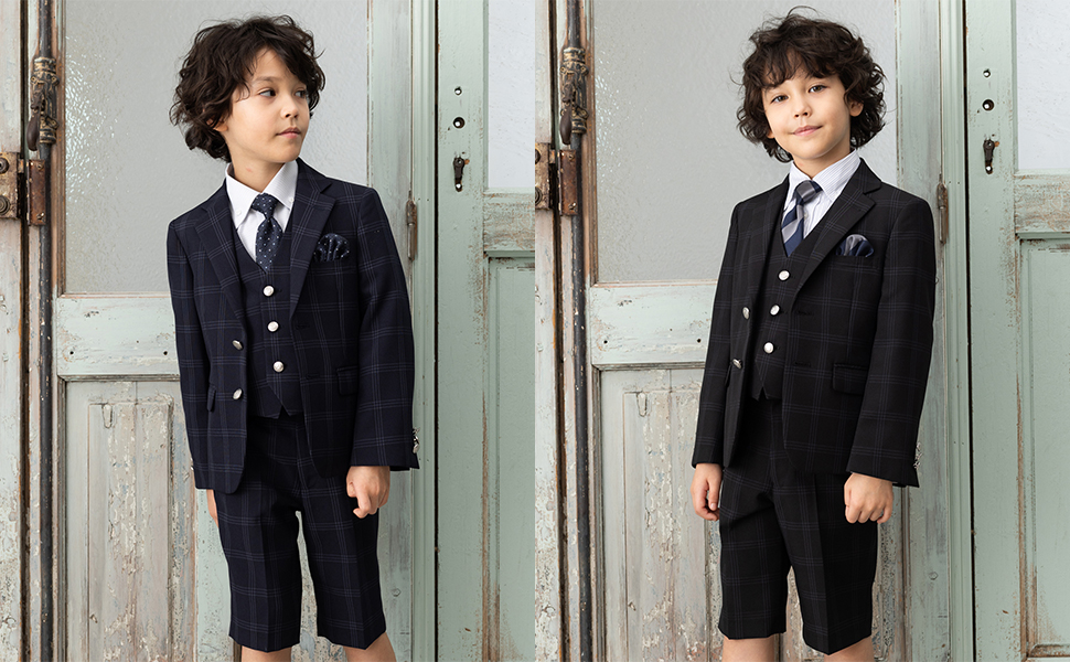 Amazon | [WANDER FACTORY] 入学式 男の子 スーツ 小学生 卒園式 110