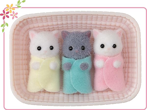 Amazon | シルバニアファミリー 人形 【 ペルシャネコのみつごちゃん