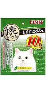 Amazon.co.jp: いなば 焼かつお かつおミックス味 10本 猫用おやつ