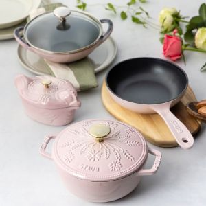 Amazon.co.jp: staub ストウブ 「 ワナベ S マーガレット ソルベローズ