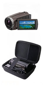 Amazon.co.jp: WERJIA 収納ケース互換のソニー SONY ビデオカメラFDR