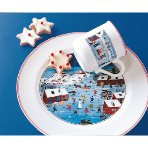 Amazon.com: Villeroy & Boch Naif Christmas Dinner Plate, 10.5