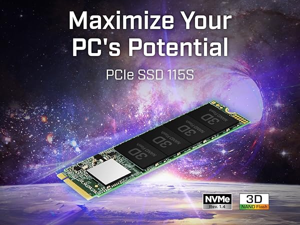 Amazon.com: Transcend MTE115 M.2 2280 SSD 2TB, Up to 3,200 MB/s