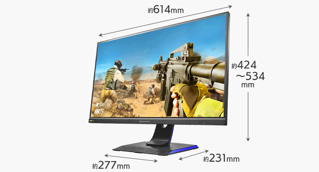 Amazon.co.jp: IODATA ゲーミングモニター 27インチ GigaCrysta 240Hz
