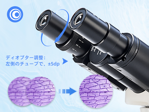 Amazon.co.jp: SWIFT 双眼 両眼タイプ生物顕微鏡 最大2500X拡大、ジー