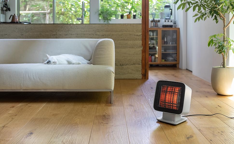 Amazon.co.jp: ±0 Plus Minus Zero Electric Heater Reflect Heater