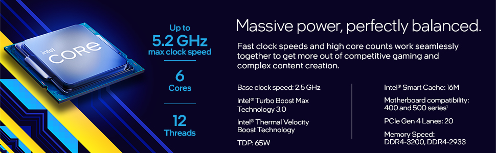 Intel® Core™ i9-11900 Desktop Processor 8 Cores up to 5.2 GHz