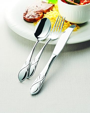 Amazon｜ダンスク(Dansk) カトラリーセット LEAF リーフ ディナー8PCS