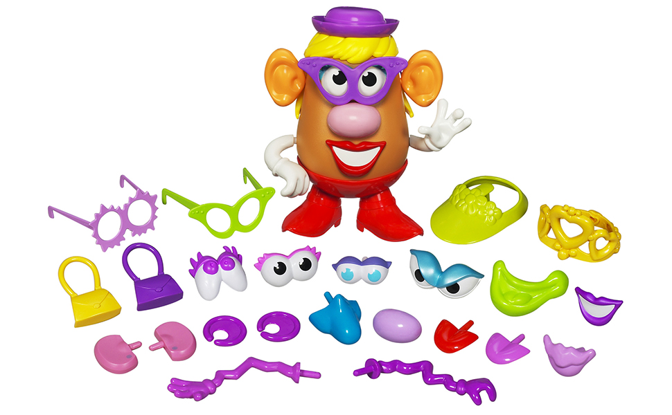 Playskool Mrs. Potato Head Silly Suitcase Parts and Pieces Toddler