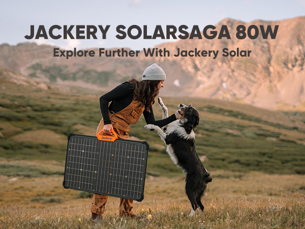 Amazon.com : Jackery SolarSaga 80, Dual-Sided Panels Enhanced