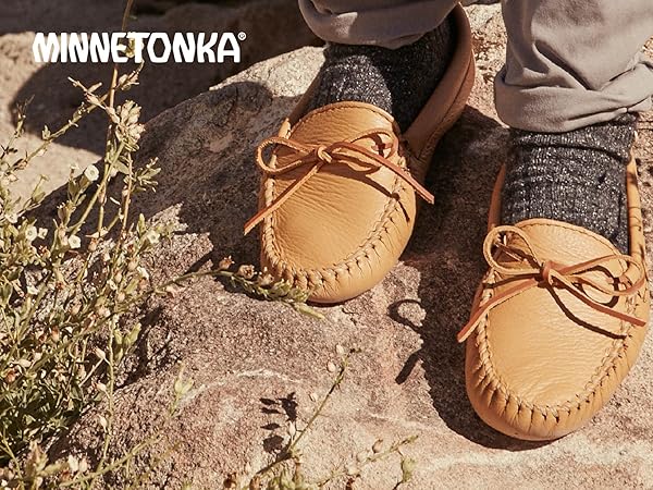 Amazon.com | Minnetonka Men's Moosehide Weekend Moccasin