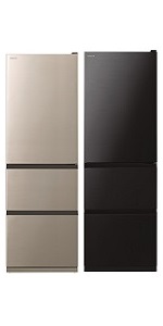 Amazon.co.jp: 日立 冷蔵庫 幅54cm 315L シャンパン R-V32NV N 3ドア