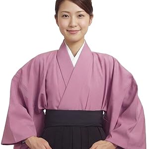 Amazon | 山武弓具店 着物 ちりめん 女性 ピンク 大 日本製 レディース