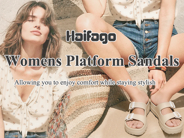 Amazon.com | Haifago Women's Platform Sandals with Arch Support