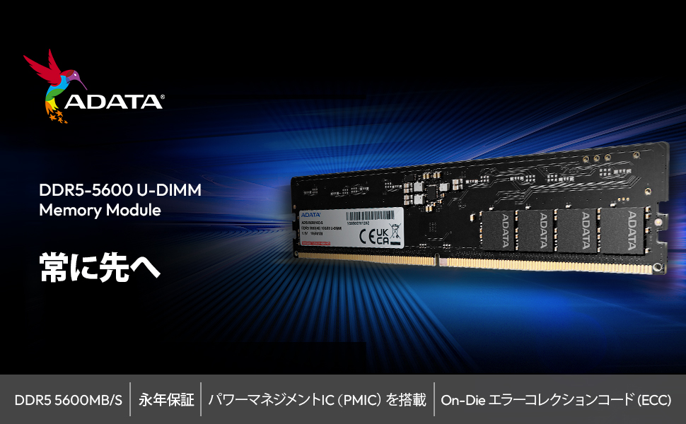 Amazon | 【エイデータ】 PCメモリ DDR5 5600MHz U-DIMM 32GBx2枚